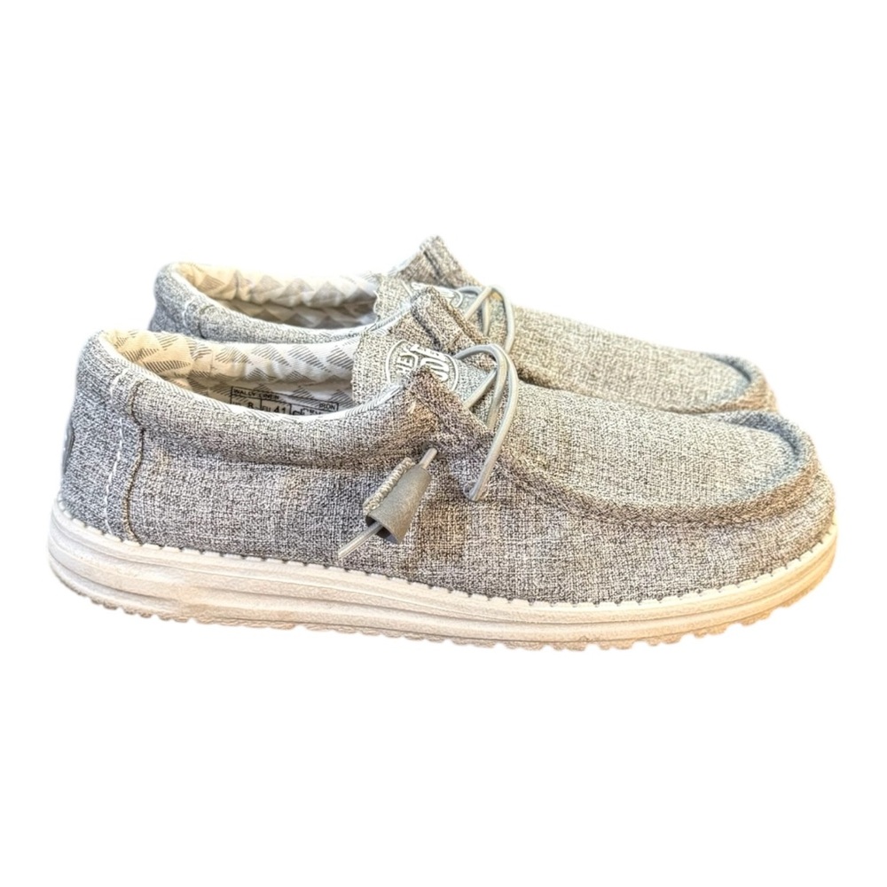 Hey Dude Wally Linen in Iron Men’s Size 8 Women’s Size 9